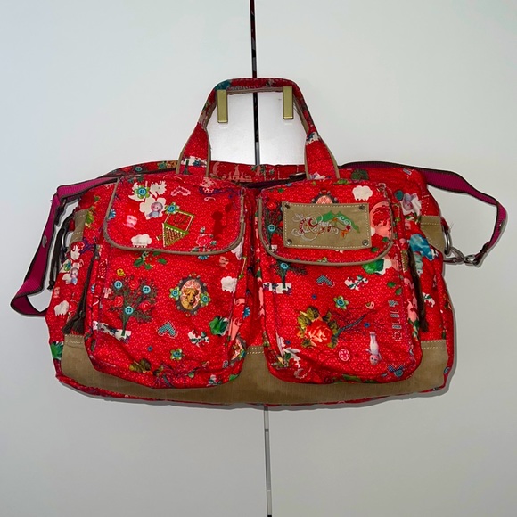Oilily Handbags - Oilily diaper bag, two bottle holders and pad